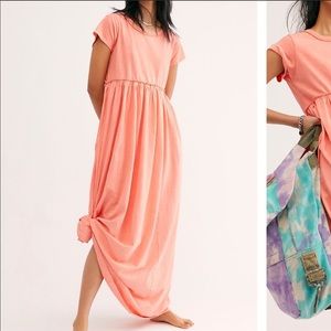 NWOT Free People Carissa Tee Dress